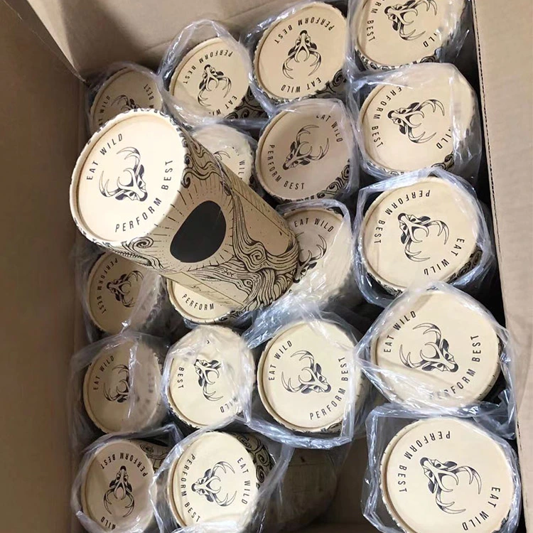Firstsail水差しの食糧コーヒー豆のバス ソルトの茶のためのハンドルによって包む注文のEcoの友好的なボール紙 シリンダー箱のクラフト紙の管